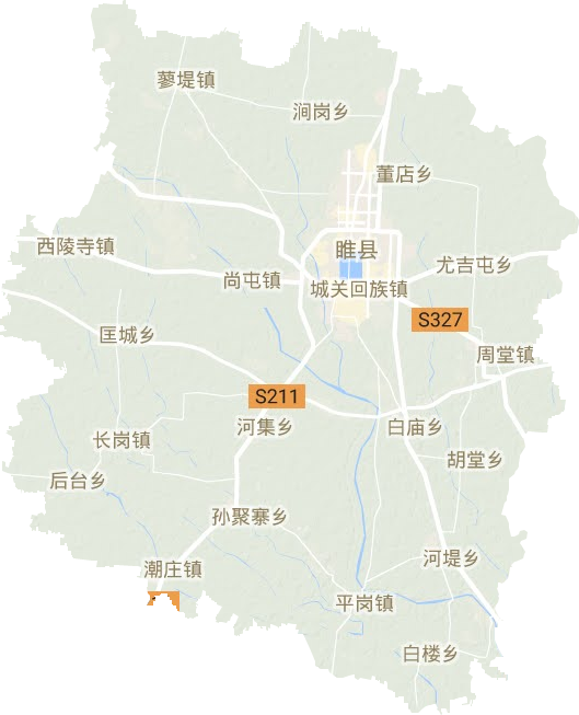 睢縣地形圖