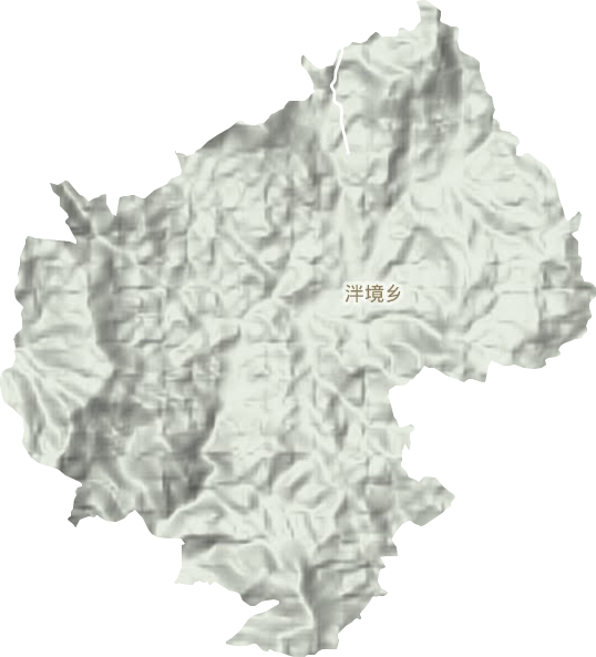泮境鄉(xiāng)地形圖