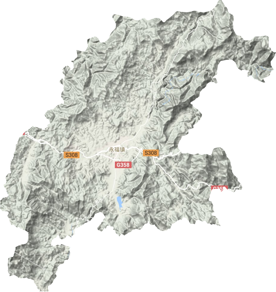 永福鎮地形圖