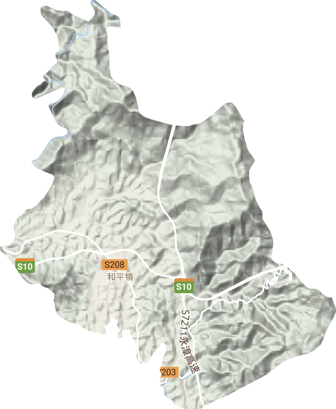 和平鎮地形圖