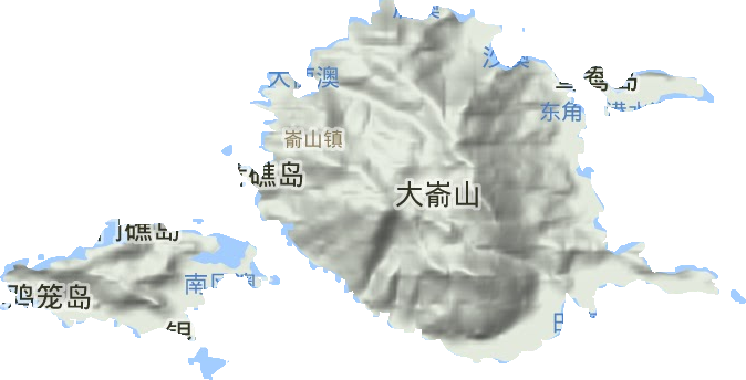崳山鎮地形圖