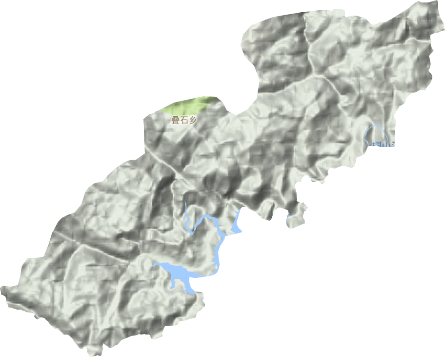 疊石鄉地形圖