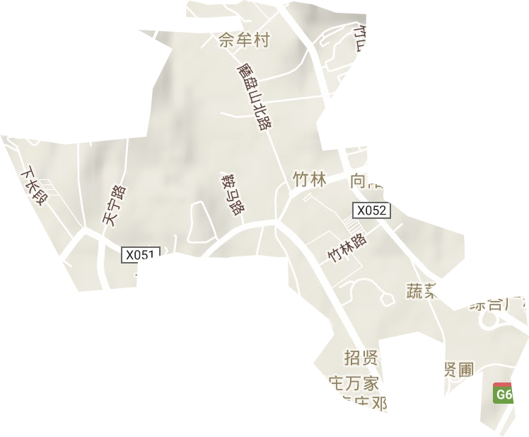 幸福街道地形圖