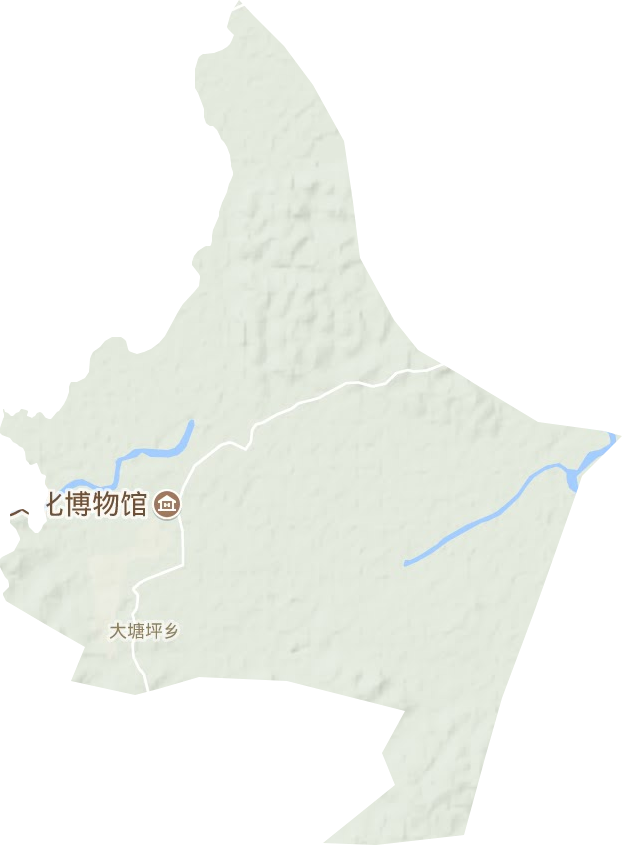 大塘坪鄉(xiāng)地形圖