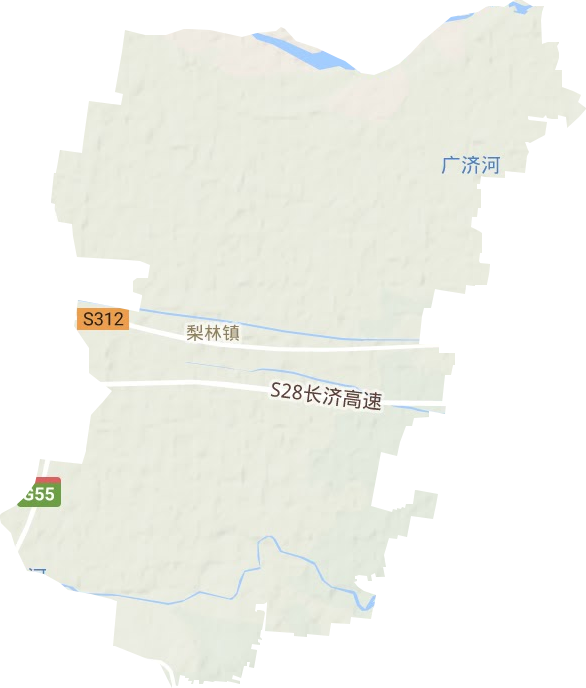 濟源市梨林鎮地形圖