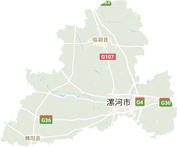 漯河市地形圖