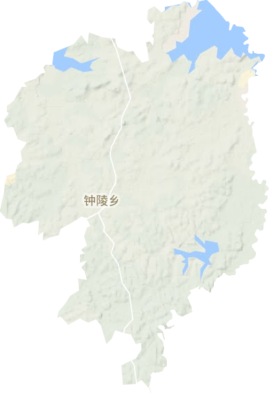 鐘陵鄉(xiāng)地形圖