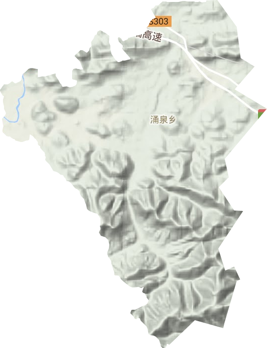 涌泉鄉地形圖