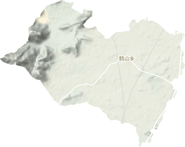 鵠山鄉地形圖