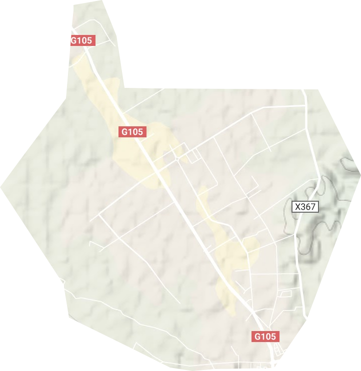 信豐縣工業園地形圖