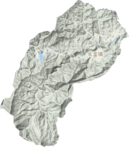 長龍鎮(zhèn)地形圖