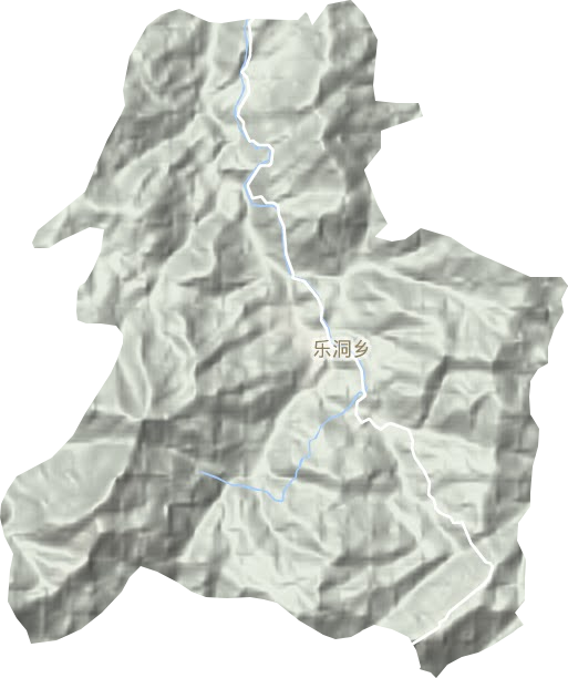 樂洞鄉地形圖