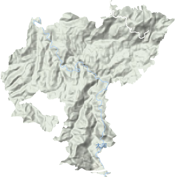 蔡坊鄉(xiāng)地形圖