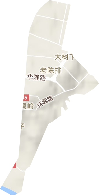 江西龍南經濟技術開發區地形圖