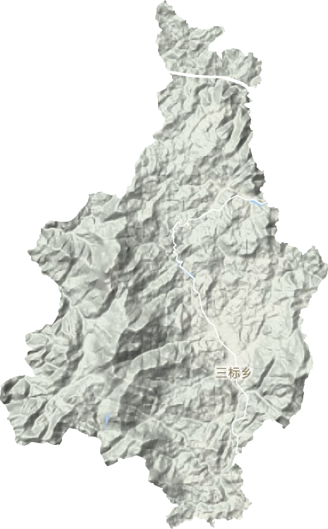 三標(biāo)鄉(xiāng)地形圖