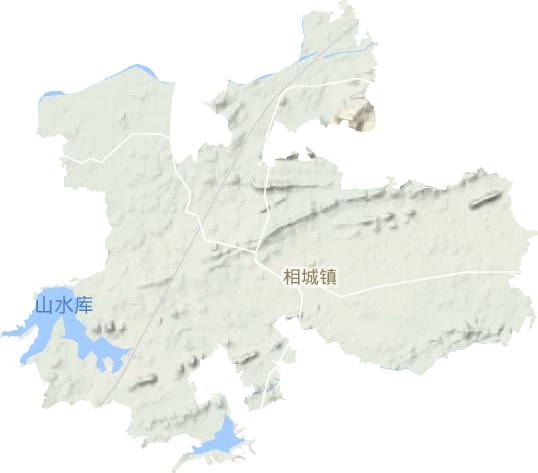相城鎮地形圖