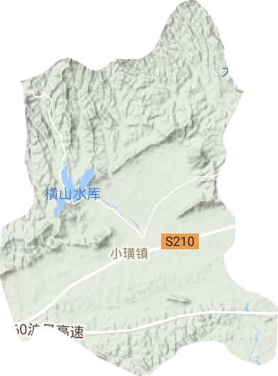 小璜鎮地形圖