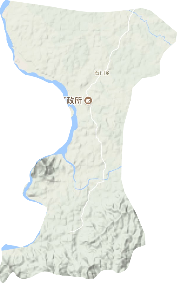 石門鄉地形圖