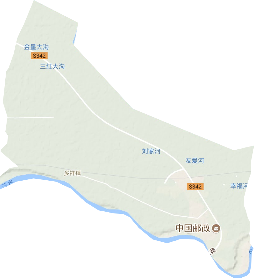 多祥鎮地形圖