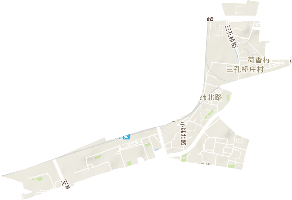 緯北路街道地形圖
