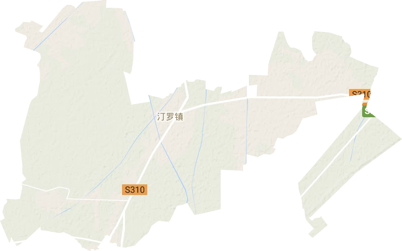 汀羅鎮地形圖