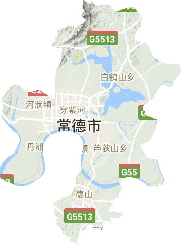 武陵區地形圖