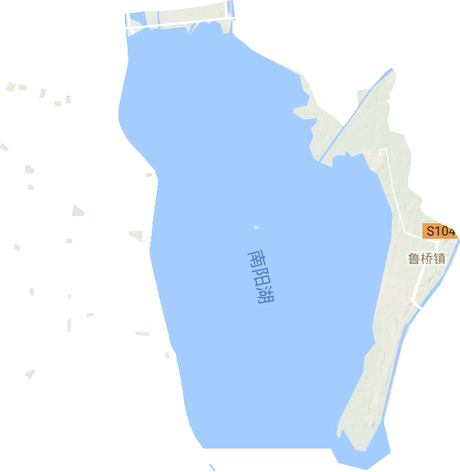 魯橋鎮地形圖