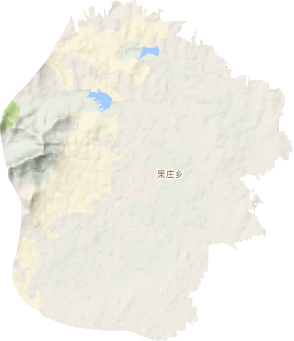 果莊鄉地形圖