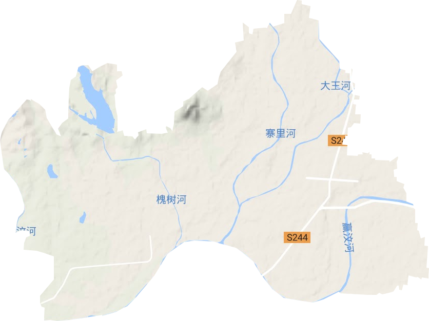 寨里鎮地形圖