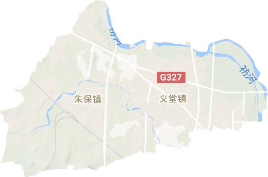 義堂鎮地形圖