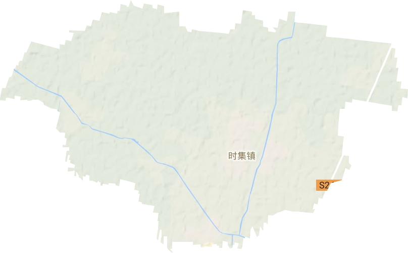 時集鎮地形圖