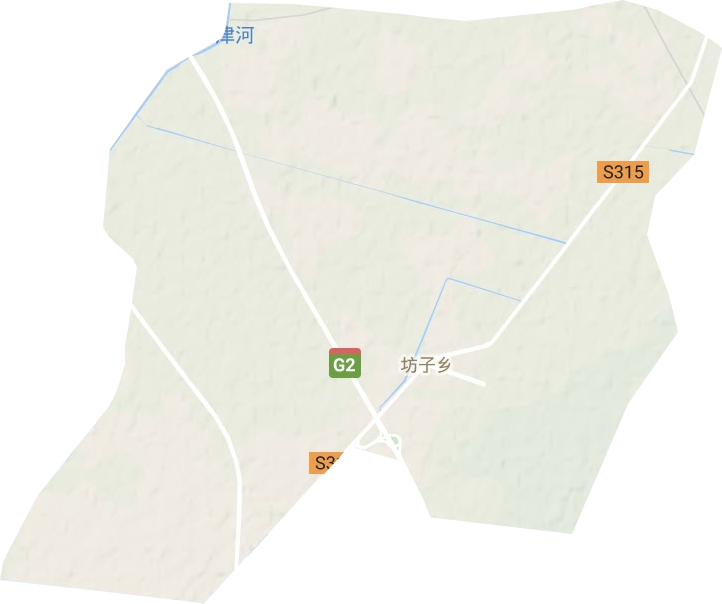 坊子鄉(xiāng)地形圖
