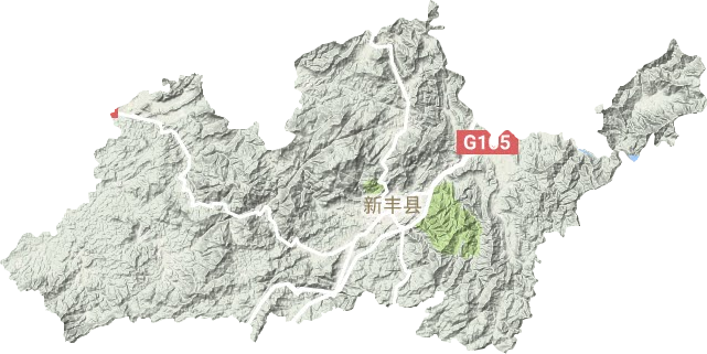 新豐縣地形圖