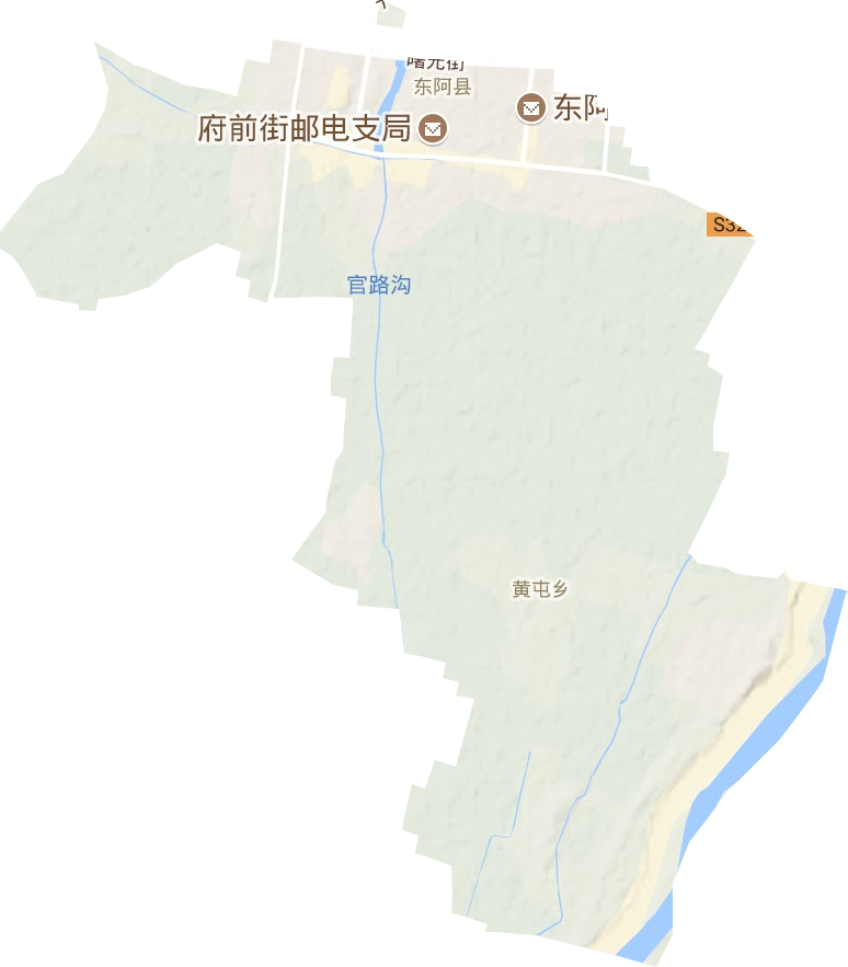 銅城街道地形圖