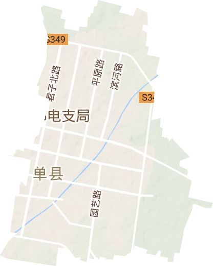 園藝街道地形圖