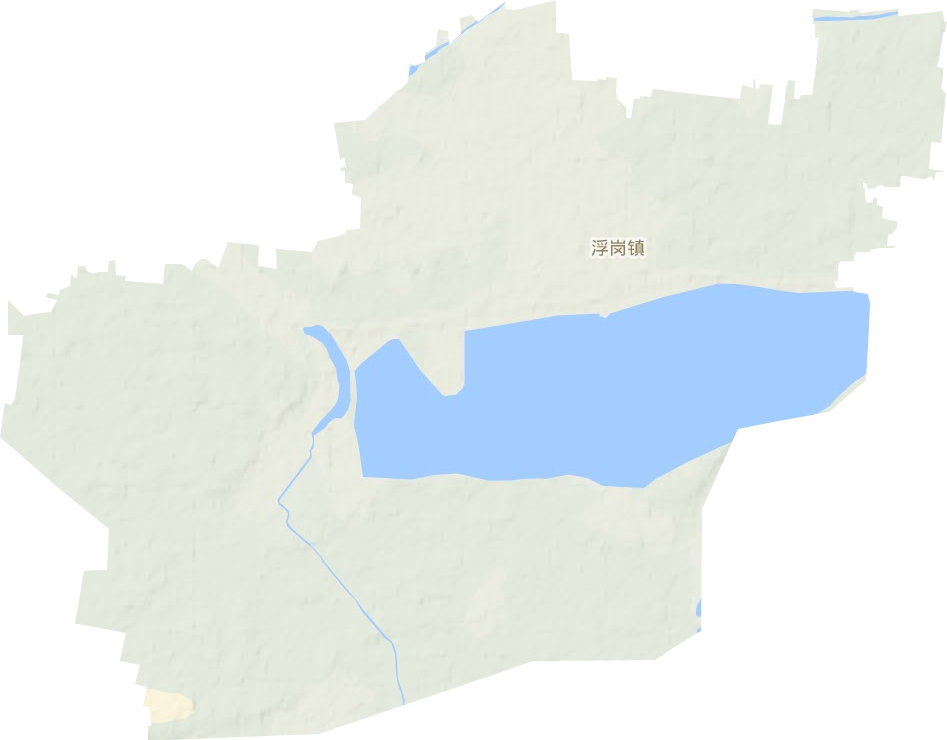 浮崗鎮地形圖