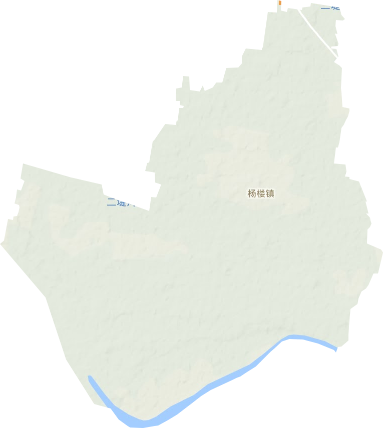 楊樓鎮地形圖
