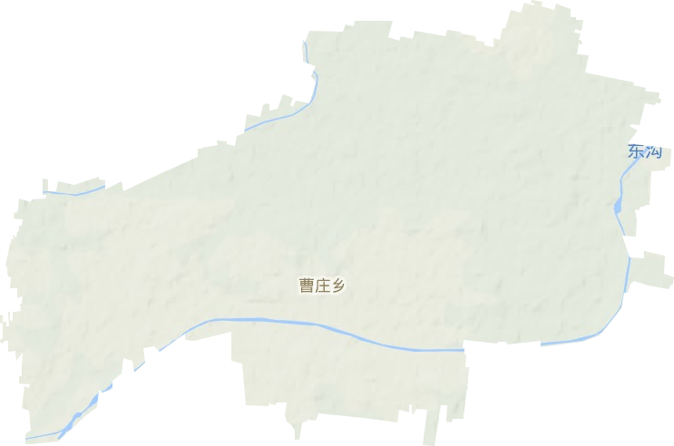 曹莊鄉地形圖