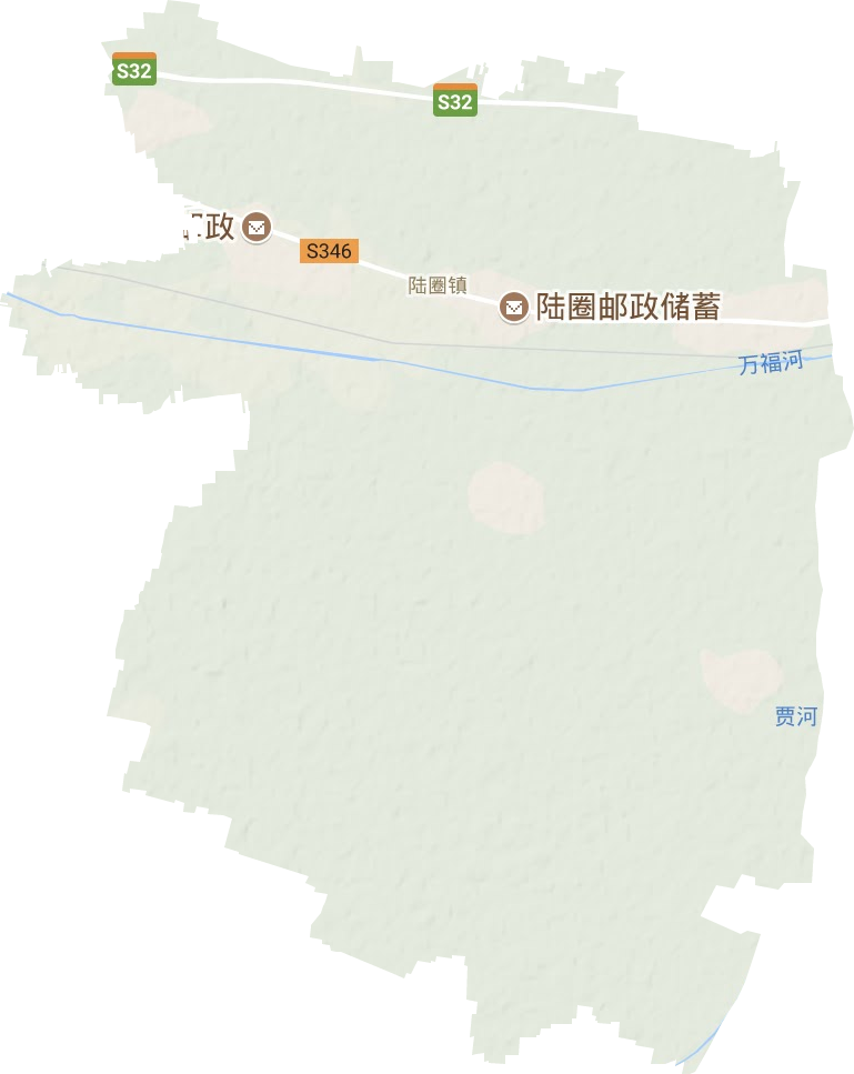 陸圈鎮地形圖
