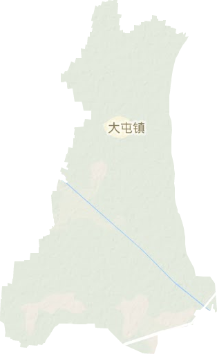 大屯鎮地形圖