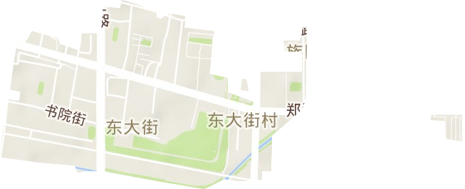東大街街道地形圖