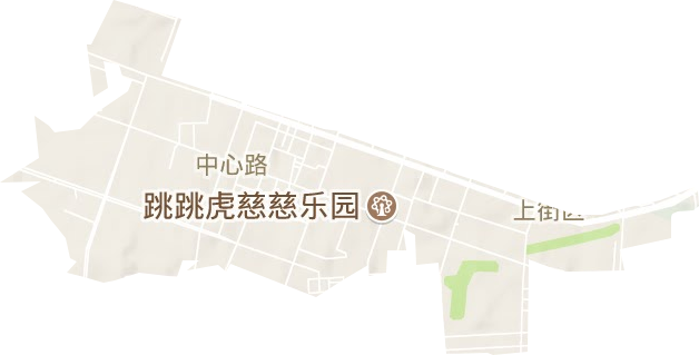 中心路街道地形圖