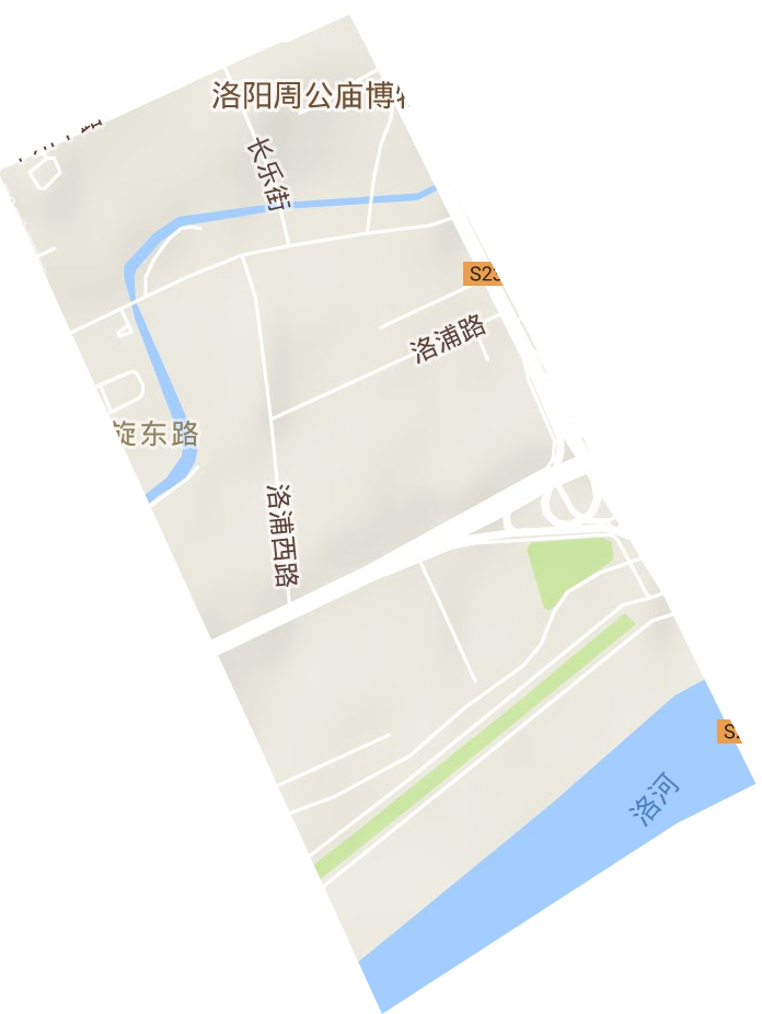 凱旋東路街道地形圖