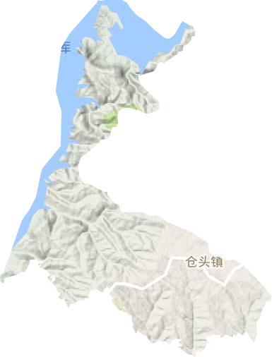 倉頭鎮地形圖