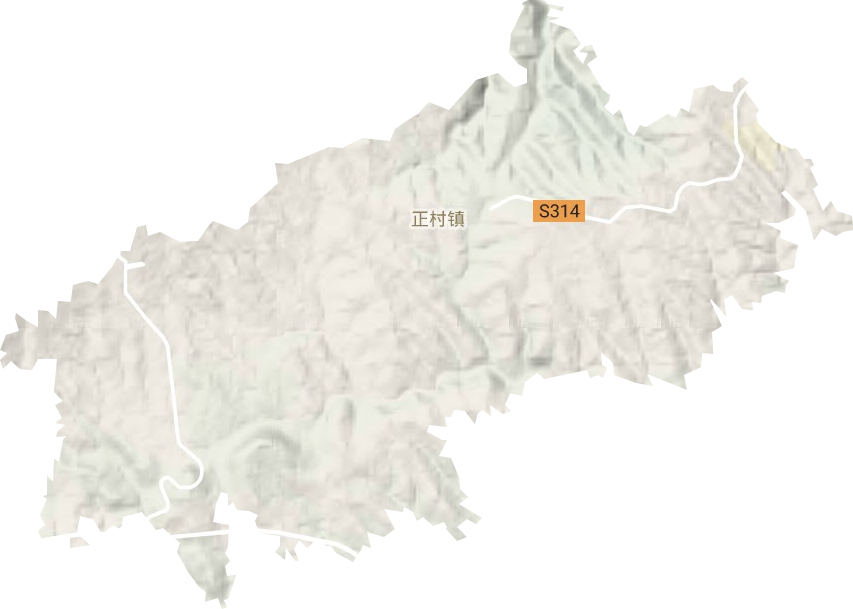 正村鎮地形圖