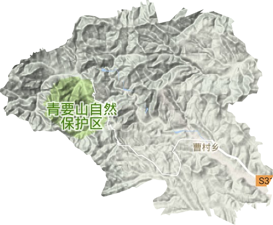 曹村鄉地形圖