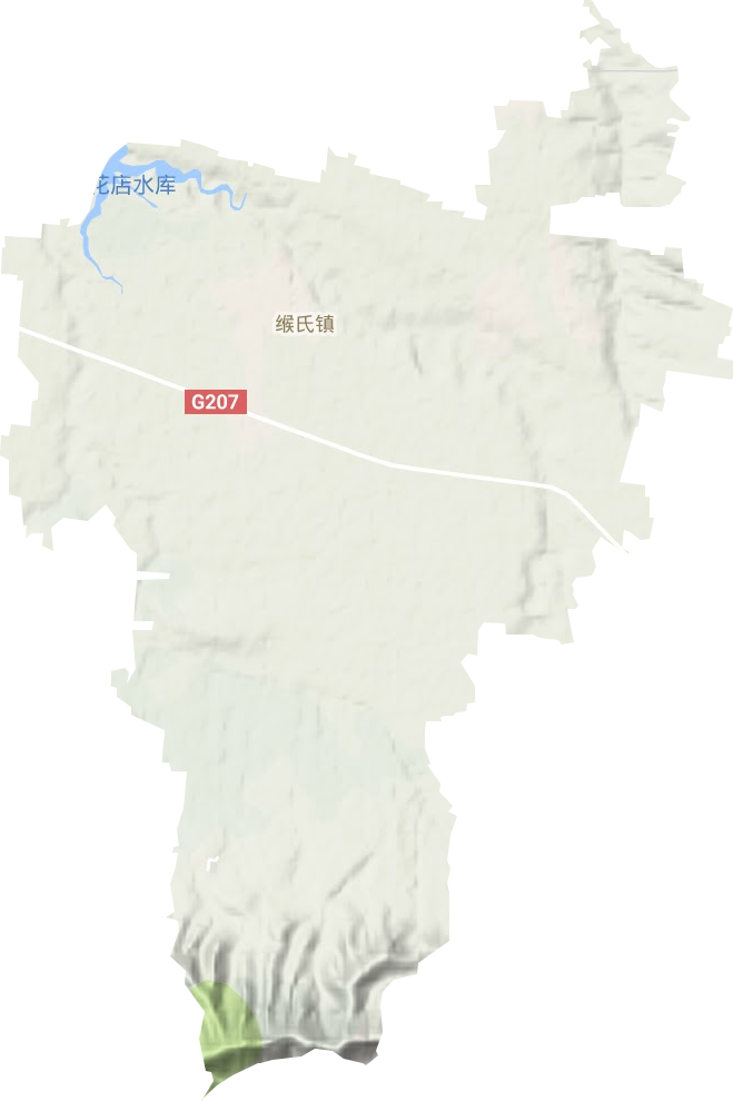 緱氏鎮地形圖