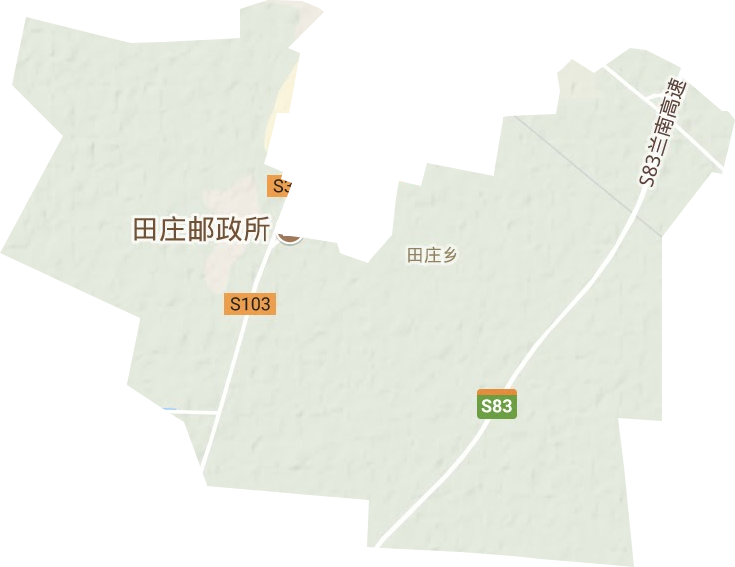 田莊鄉(xiāng)地形圖