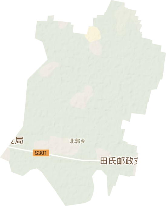 北郭鄉地形圖
