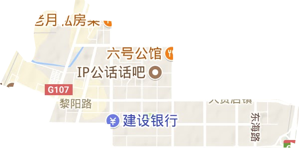 黎陽路街道地形圖